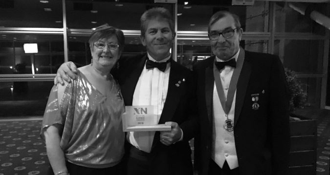 Judith, John and Peter with the NWN Award